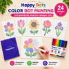 Color DOT Painting set Bloemen A4