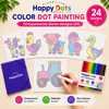 Color DOT Painting set Boerderij dieren A4 