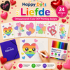 Color DOT Painting set Liefde A4 