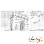 DOT Painting 3 luik Arc de Triomphe