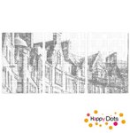 DOT Painting 3 panel Houses in Edinburgh