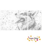 DOT Painting 3 luik Corgi