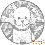 DOT Painting Dog - Bichon Frise