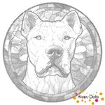 DOT Painting Dog - Argentine Dog