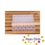 Diamond Painting Aufbewahrungsbox mit 30 kleinen Gl&auml;sern