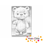 DOT Painting Kinderzimmer - Teddyb&auml;r