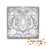 DOT Painting Art Nuveau - Tijger