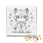 DOT Painting Letter Animals A