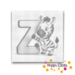 DOT Painting Letter Animals Z