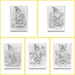 DOT Painting Forest Gnomes Coloring Book