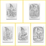 DOT Painting Forest Gnomes Coloring Book