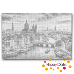 DOT Painting Skyline Amsterdam