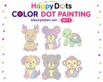 Color DOT Painting set Kleurrijke dieren A4