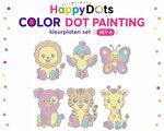 Color DOT Painting set Kleurrijke dieren A4