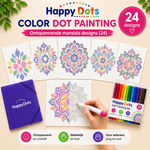 Color DOT Painting set Mandala A4