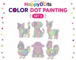 Color DOT Painting set Boerderij dieren A4 