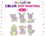 Color DOT Painting set Boerderij dieren A4 
