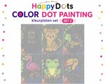 Color DOT Painting set Jungle dieren A4 