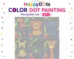 Color DOT Painting set Jungle dieren A4 