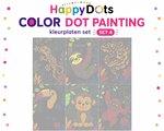 Color DOT Painting set Jungle dieren A4 
