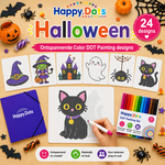 HappyDots Color DOT Painting set Halloween A4