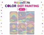 HappyDots Color DOT Painting set Bergen A4
