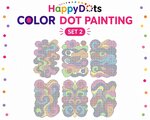 HappyDots Color DOT Painting set Lijnen A4