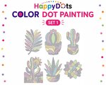 HappyDots Color DOT Painting set Cactus A4