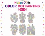 HappyDots Color DOT Painting set Cactus A4