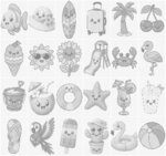 HappyDots DOT Painting Valuepack Zomer (24 stuks)