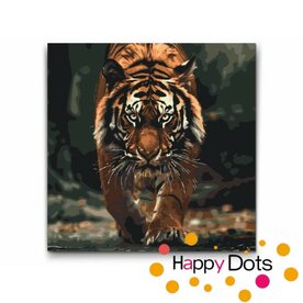 Paint by numbers Hunting Tiger