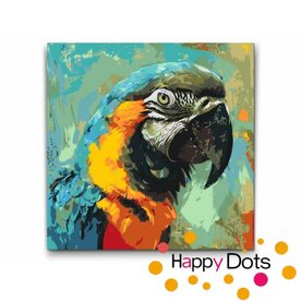Paint by numbers Portrait Parrot