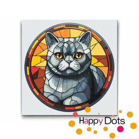 Paint by Number Cat - British Shorthair