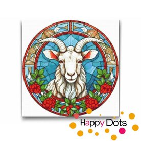 Diamond Painting Weihnachten - Ziege