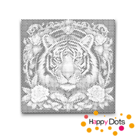 DOT Painting Art Nuveau - Tijger