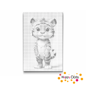 DOT Painting Kids Room - Tiger