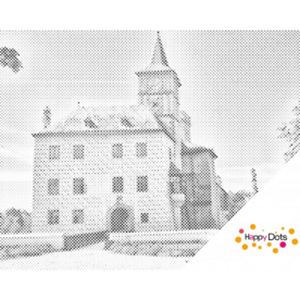 DOT Painting Rozmberk Castle