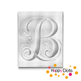 DOT Painting Letter B