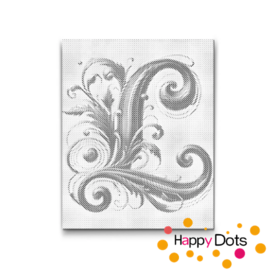 DOT Painting Letter L