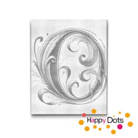 DOT Painting Letter O