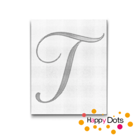 DOT Painting Letter T