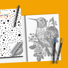 DOT Painting Coloring Book Birds