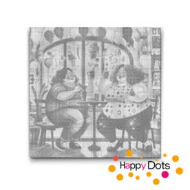 DOT Painting Dicke Damen 19