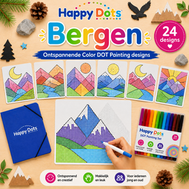 HappyDots Color DOT Painting set Bergen A4