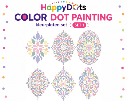 Color DOT Painting set Mandala A4