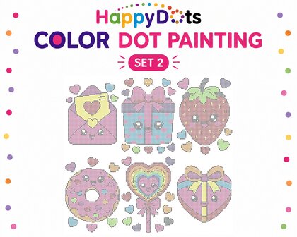 Color DOT Painting set Liefde A4 