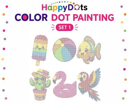 Color DOT Painting set Zomer A4 