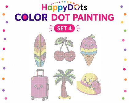 Color DOT Painting set Zomer A4 