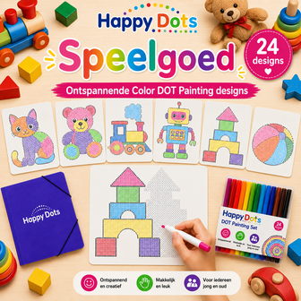 HappyDots Color DOT Painting set Speelgoed A4