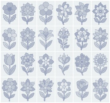 HappyDots DOT Painting Valuepack Bloemen (24 stuks)